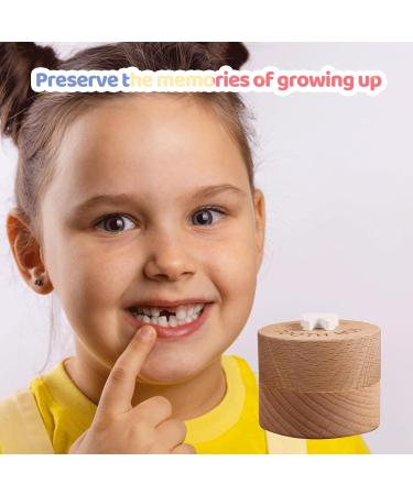 Elezenioc Wooden Tooth Fairy Box - Keepsake for Boys and Girls - Lost Tooth Storage Box - Buy Online on GoSupps.com