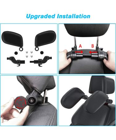Buy Bannio Headrest for Kids | 360 Neck Support Car Pillow - Leather Adjustable & Durable - Buy Online on GoSupps.com