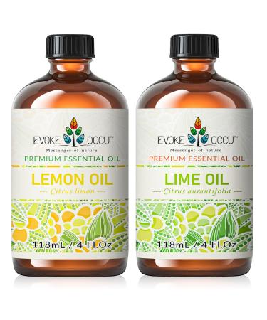 EVOKE OCCU Lemon Essential Oil and Lime Essential Oil - 4 Fl Oz
