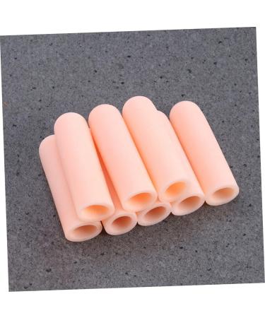Silicone Gel Finger Cots 24 Pcs Toe Caps Thumb Protector Pain Set - Beige Invisible Toe Covers Protective Gear - Pack of 8 - Buy Online on GoSupps.com