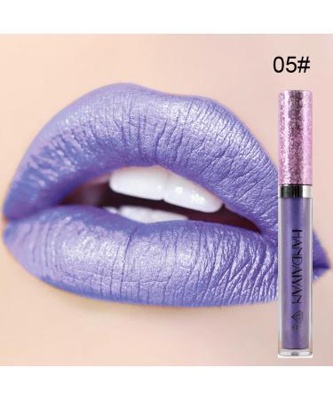 Liquid Glitter Lipstick Set - Waterproof Metallic Gloss for Teens & Women | 6PCS Diamond Shimmer Lip Color - Buy Online on GoSupps.com