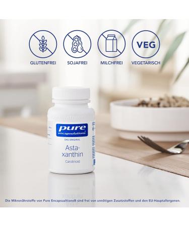 Buy Pure Encapsulations Astaxanthin - 60 Vegetarian Capsules | Premium Antioxidant Supplement for Immune Support & Skin Health - Buy Online on GoSupps.com