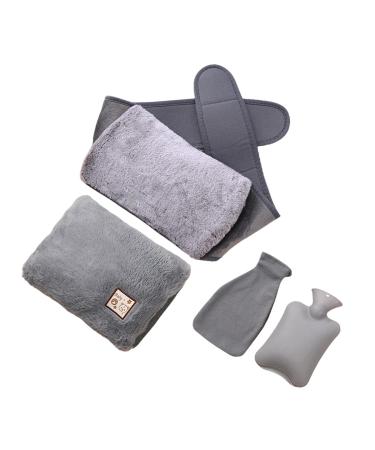 DCQRY heat bottle PVC heat pocket with soft waist cover hot water bag pocket for pain relief for the neck back shoulder and legs waist warm