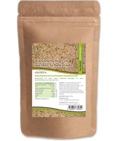 Jeske Sports Supplies Mynatura Banana chips white chocolate covered I chocolate I banana I snack I topping I candy I in bag 2 x 1000 g - Buy Online on GoSupps.com