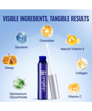Angelyn Lip Oil with Hyaluronic Acid Hydrating & Nourishing Overnight Clear Lip Serum for Plump Glow Lips Infused with Vitamins C & E Fragrance free All Day Use Lip Treatment 0.2 Fl Oz (Pack of 2) - Buy Online on GoSupps.com