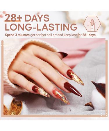 Modelones Gel Nail Polish Kit with UV Light 48W Dryer - 7 Nude Colors Set, Base & Top Coat, Primer, Decorations, Manicure Tools - Perfect Gift for Women - Buy Online on GoSupps.com