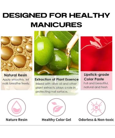 Rainbow Colorful Nail Polish Set - Quick Dry & Long Lasting Nail Varnish - Non-Toxic Water Based Holographic Nail Polish - No Need UV Nail Polish Kit Christmas Gifts for Women Girl (Rainbow Colors) - Buy Online on GoSupps.com