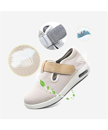Plantar Fasciitis Shoes for Women - Comfortable Adjustable Diabetic Indoor & Outdoor Footwear - Perfect Gift for Mother's Day Birthdays & Anniversaries - Size 12.5 in Black/Gray - Buy Online on GoSupps.com