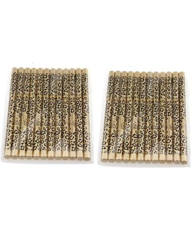 FRCOLOR Set of 2Pcs 12Pcs Black Eyebrow Pencil Waterproof Eyebrow Pencil Eyeliner Pencil with Brush Eyebrow Pencil Brush Waterproof Eyebrow Pencil - Buy Online on GoSupps.com