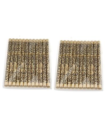 Healvian 2pcs Set 12pcs Eyebrow Pencil with Brush Eyebrow Pen Eyebrow Pencil Brush