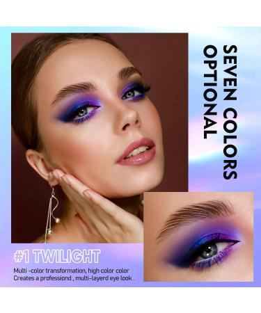 Maki Yika Glitter Liquid Eyeshadow Set - 5 Colors, Highly Pigmented, MultiColor Shifter, Long-Lasting & No Creasing - Multichrome Holographic Eye Looks - Buy Online on GoSupps.com