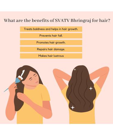 SVATV Natural Bhringraj Powder for Silky Hair | Promotes Growth & Thickness | Ayurvedic Hair Care - 227g - Buy Online on GoSupps.com