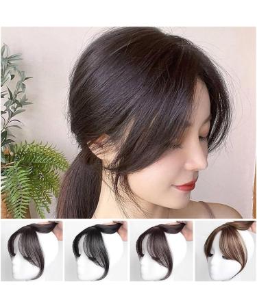 Bangs Hair Clip Eight Character Bangs Wig Air Bangs Hairline Natural Forehead Invisible Simulation Bangs Wig Piece Bangs Extension False Tassels Bangs Clip in Hair(Color:Light Brown) - Buy Online on GoSupps.com