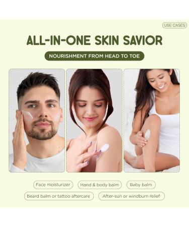 Grass-Fed Beef Tallow Balm 100% Natural Face & Body Moisturizer 4 Oz - Nourishing Skin Cream with Vitamin E Manuka Honey & Organic Jojoba Oil Toxin-Free Handmade in Small Batches 4 Ounce (Pack of 1) - Buy Online on GoSupps.com