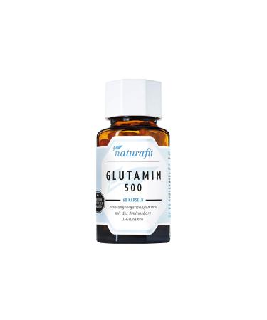 Naturafit glutamine 500 mg capsules