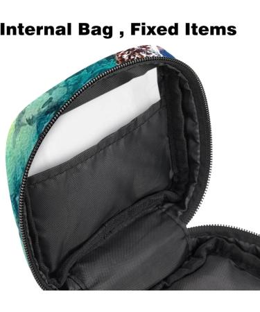 Portable Menstrual Pad Bag & Swim Storage for Girls & Women - Seate Zippered Cup Pouch - Buy Online on GoSupps.com