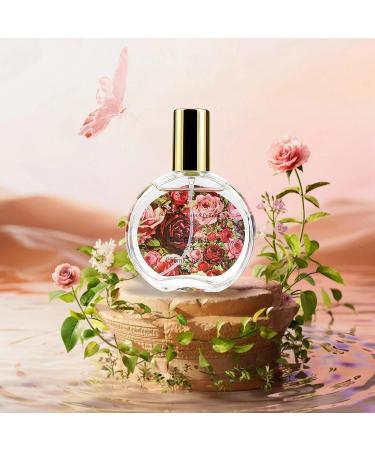 Parfum for Women Rose Natural Fragrance Perfume Exquisite Long Lasting Eau De Parfum Fruity Beauty Products Suitable for Special Occasions Gift for Her 7.8x2.8x10.7cm A - Buy Online on GoSupps.com