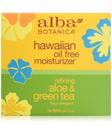 Alba Botanica Hawaiian Oil-Free Moisturizer  Aloe & Green Tea  3 oz. Aloe & Green Tea 3 Ounce (Pack of 1) - Buy Online on GoSupps.com