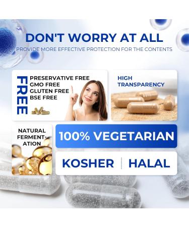 Buy 500 Clear Vegetarian Empty Capsules Size 00 - DIY Supplements - Pullulan Capsules with Micro Lab Spoons | High-Quality Fillable Caps - Buy Online on GoSupps.com