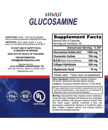 ALFLEXIL Glucosamine Bundle Capsules + Topical Cream - Buy Online on GoSupps.com