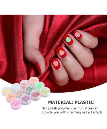 SOLUSTRE Fruit Clay for Nails Nail Fruit Slices Fruit Clay Making Supply DIY Fruit Nail Decorations Tropical Nail Art for Girl Women Home Nail Decorations - Buy Online on GoSupps.com