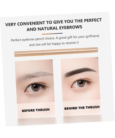VINTORKY 3pcs Double Ended Eyebrow Pencil Eyebrow Refill Pencil Eyebrow Makeup Pencils Pencil Dark Brown Abs - Buy Online on GoSupps.com