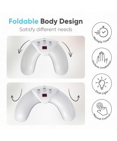 Buy Nail Fungus Light Device - Effective Treatment for Toenail & Fingernail Fungus | Easy-to-Use & Foldable | Ideal for Discolored & Thickened Nails - Buy Online on GoSupps.com
