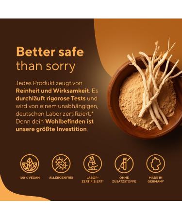 Bio Ashwagandha - 360 High-Dose Capsules | Organic Sleep Berry | Vegan & Lab Tested | True Nature - Buy Online on GoSupps.com