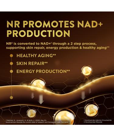 Swisse Plus NAD+ Beauty Restore | Clinically Tested Ingredients | NAD+ Supplement for Men & Women | Supports Collagen Formation, Skin Elasticity & Anti-Aging Supplement | 30 Capsules - Buy Online on GoSupps.com
