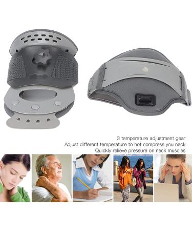 Safwel Neck Traction Device - Adjustable Warmth Neck Collar for Cervical Spine Relief | Effective Stiff Neck Pain Treatment - Buy Online on GoSupps.com