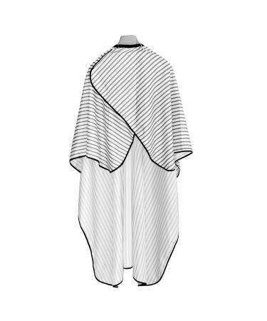 Waterproof Hairdresser Cloak - Professional Hairdressing Salon Cape for Cuts & Colors | 160x145 cm White Robe - Buy Online on GoSupps.com