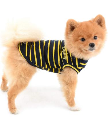 Shop Paidful Summer Clothing for Small Dogs & Cats | Classic Striped Cotton T-Shirts & Vests for Puppies Boys & Girls - Breathable & Stylish! - Buy Online on GoSupps.com