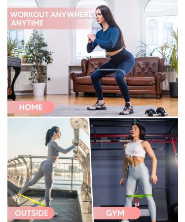 Shop Resistance Bands for Workouts - 7 Levels E-book & Recipes Included | Exercise Bands Booty Bands & More for All Fitness Levels - Buy Online on GoSupps.com