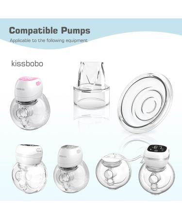 Kissbobo Flange Insert 21mm for Portable Breast Pumps - Compatible with Lansinoh, Medela, Willow, Elvie - Universal Size 24mm - Buy Online on GoSupps.com
