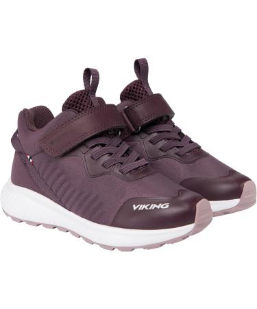Viking Unisex Kids Aery Tau Mid GTX 1v Rain Shoe - EU 34 Narrow Grape | International Shipping Available - Buy Online on GoSupps.com