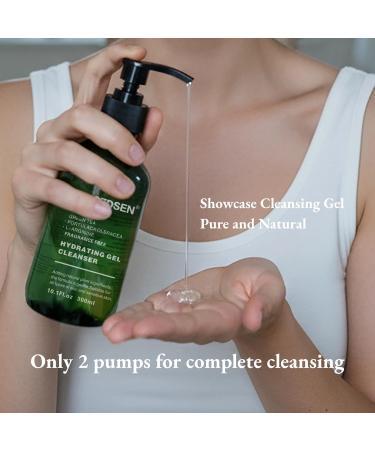 Hydrating Gel Facial Cleanser 10.1 oz & 3.4 oz Travel Size Fragrance Free For Normal to Dry & Sensitive Skin (2 13.5Fl oz) 2 6.75 Fl Oz (Pack of 2) - Buy Online on GoSupps.com