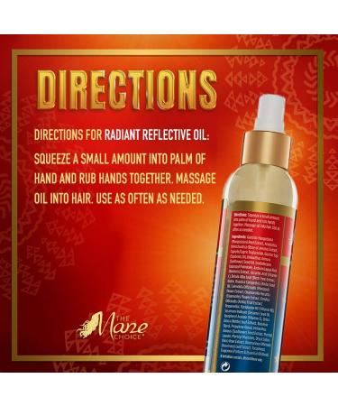 Buy The Mane Choice A-MAZ-ZON Hair Day - Radiant Reflective Oil | Lightweight Shine Booster with Biotin & Amla Oil for Moisture & Shine - 8 OZ - International Shipping Available - Buy Online on GoSupps.com