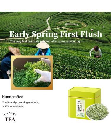HQZM Lanfei Tea Tender Buds in Early Spring Loose Leaf Tea 250g 882oz Orchid Scent Strong Aroma Ideal for Gifting - Buy Online on GoSupps.com