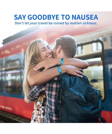 LYJEE Motion Sickness Bands | Nausea Relief Wristbands for Pregnant Women | Medium Seasickness Solution for Cruises - Buy Online on GoSupps.com