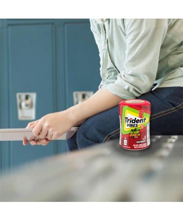Trident Vibes Red Blueberry Gum Chewing Gum Pack of 24 Bottles - Buy Online on GoSupps.com