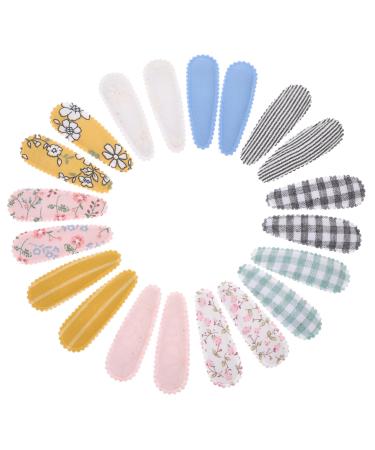 HAPINARY 10 Pairs Fabric Bang Side Clip Barrette Headdress Hair Clips for Bangs Hair Clips Hair Barrette Hair Clips Hair Clips for Hair Clips