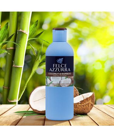 Felce Azzurra Coconut and Bamboo Body Wash - 22 oz - Hydrating and Revitalizing Shower Gel for All Skin Types - Buy Online on GoSupps.com