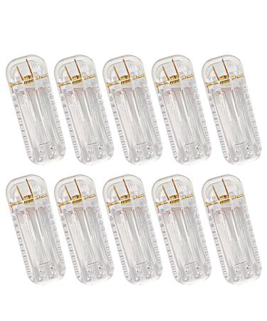 10 Pack Acrylic Hair Pins DIY Hair Accessories Hair Clamp Hair Barrette Clear Hair Grips Acrylic Material For Children DIY Hair Accessories