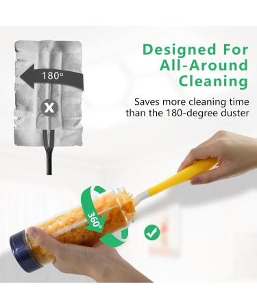 DOCXCDO Duster Refills for Swiffer Dusters 360 Dusters Refills for Swiffer Duster Refill 1 Handle&30PCS Dusters for Cleaning Unscented - Buy Online on GoSupps.com
