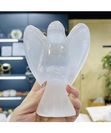 Natural White Selenite Gypsum Angel Quartz Rough Minerals SpecimenHome Decor Can be Used for (Size : 8cm) HOMEZHOU (Size : 8cm) - Buy Online on GoSupps.com