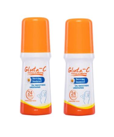 2 Bottles Gluta-C Deodorant 40ml Each
