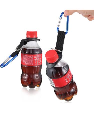 Durable Silicone Water Bottle Holder Clip with Carabiner & Key Ring - Perfect for Outdoor Activities and Traveling - Buy Online on GoSupps.com