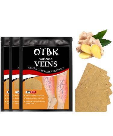 Varicose Vein Patch (36PCS) - Naturally relieves varicose Veins in Legs and Spiders enhances Capillary Health and Improves Blood Circulation