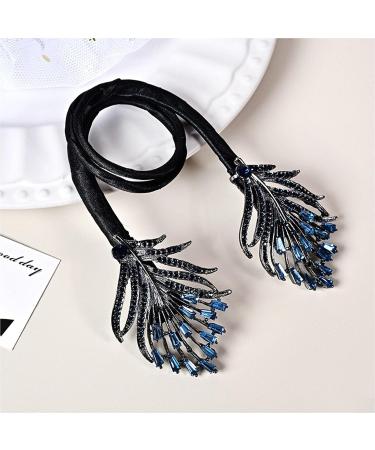 Hair Bun Maker Rhinestone Flower Hair Clip French Twist Hair Pin Bun Makers for Hair Elegant Hair Accessories for Women Suitable for medium to long hair Lazy Hair Bun for Women Hairstyle Tool(Blue) - Buy Online on GoSupps.com