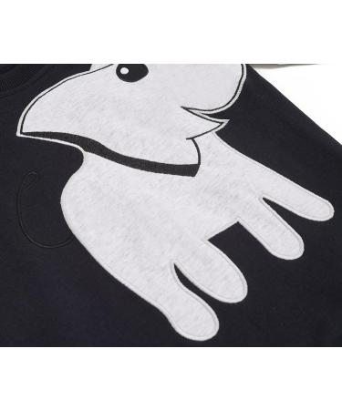 Kids Dinosaur Sweatshirt | Cotton Long Sleeve Pullover for Boys & Girls 5-6 Years | Casual Toddler Top - Buy Online on GoSupps.com